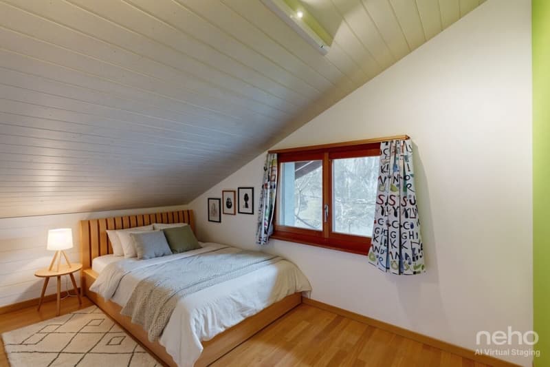 Bel appartement vendu meublé au dernier étage avec mezzanine (8)