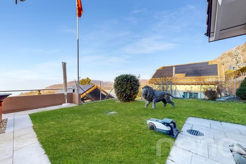 Superbe maison individuelle avec vue panoramique sur le lac à Blonay (11)