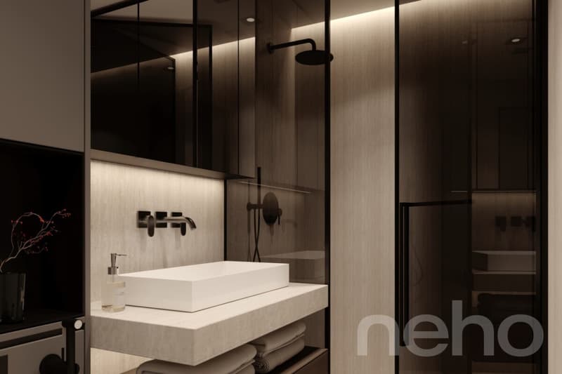 Attico di lusso con terrazza e balcone (7)