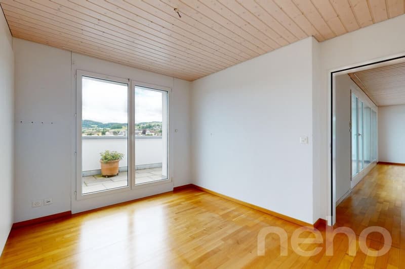 Ein Wohntraum auf einer Ebene: Attika mit Lift in die Wohnung (8)