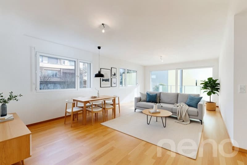 Grand appartement de 4,5pces dans un quartier paisible de Chailly (3)