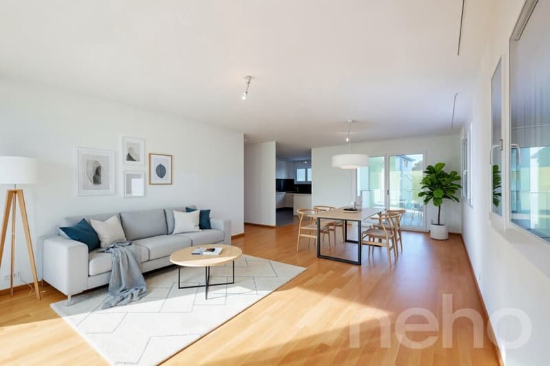 Grand appartement de 4,5pces dans un quartier paisible de Chailly (2)