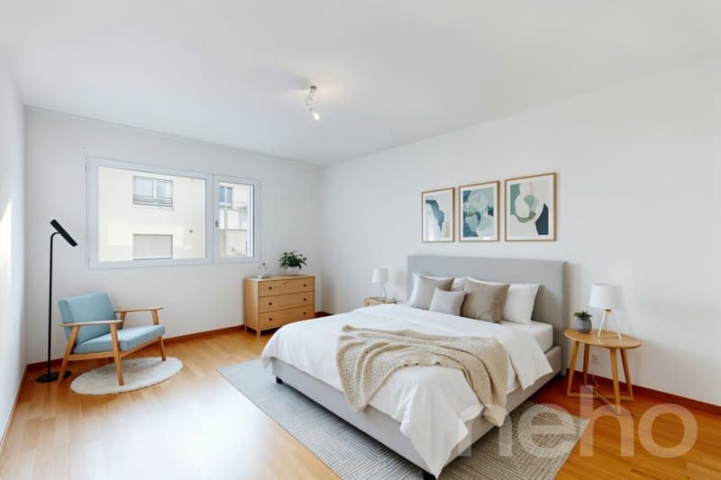 Grand appartement de 4,5pces dans un quartier paisible de Chailly (10)