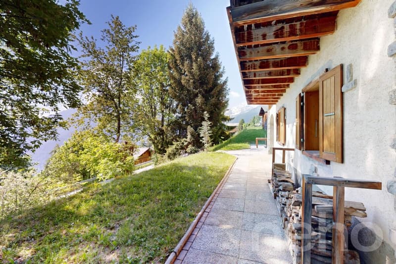 Magnifique chalet de montagne avec vue panoramique à Hérémence (5)