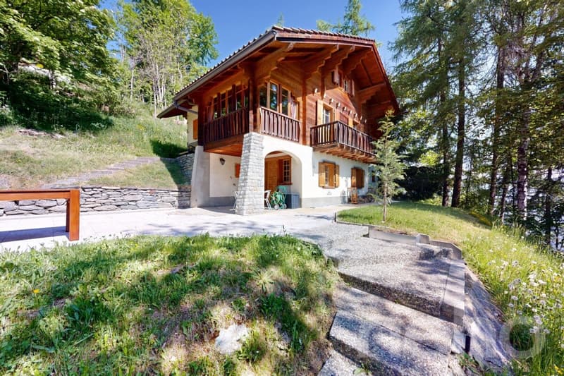 Magnifique chalet de montagne avec vue panoramique à Hérémence (1)