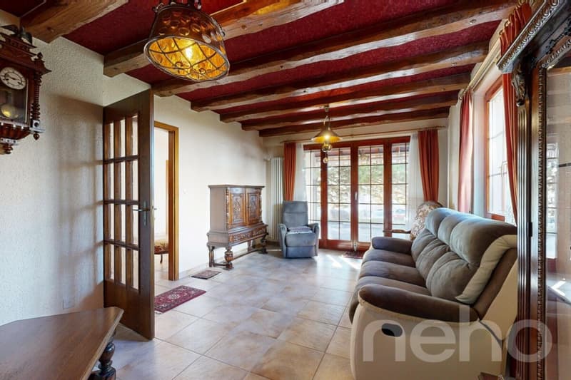 Maison 5.5pces avec vue Alpes, projet de rénovation complet disponible (8)
