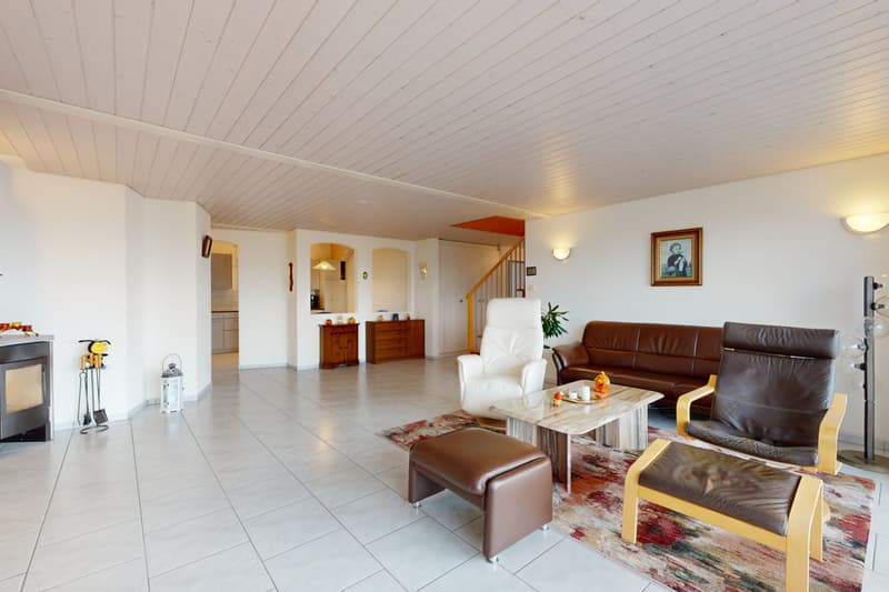 Appartement au dernier étage avec vue fantastique sur les montagnes (5)