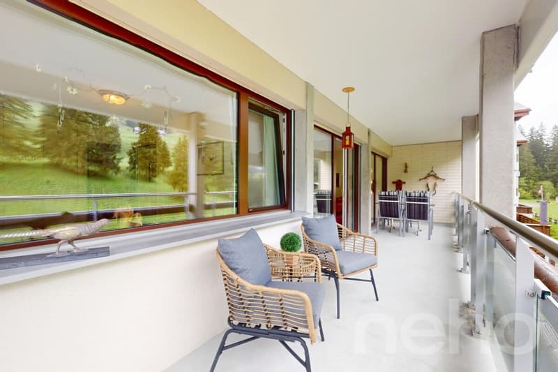 Appartement meublé directement à côté du téléski sur Mörlialp (9)