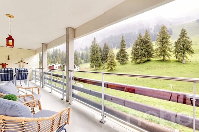Appartement meublé directement à côté du téléski sur Mörlialp (10)