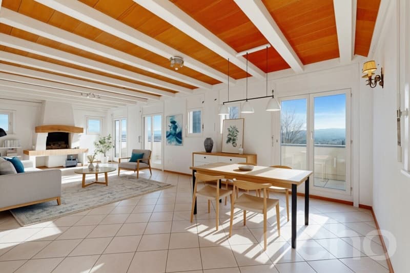 Duplex mansardato luminoso con vista libera, senza vis-à-vis (4)