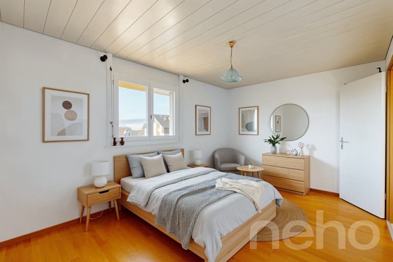 Duplex mansardato luminoso con vista libera, senza vis-à-vis (9)