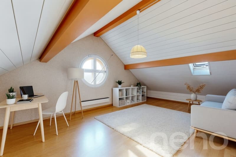Duplex mansardato luminoso con vista libera, senza vis-à-vis (11)