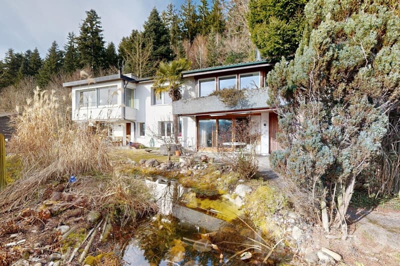 Paradis familial sur la pente sud avec vue loin et terrain constructible (2)
