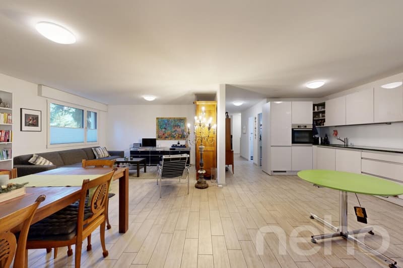 Appartement de jardin confortable de 3,5 pièces avec bureau-atelier supplémentaire (4)