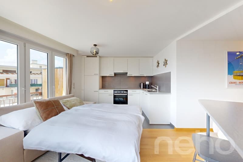 Superbe studio ensoleillé à Crans-Montana (2)