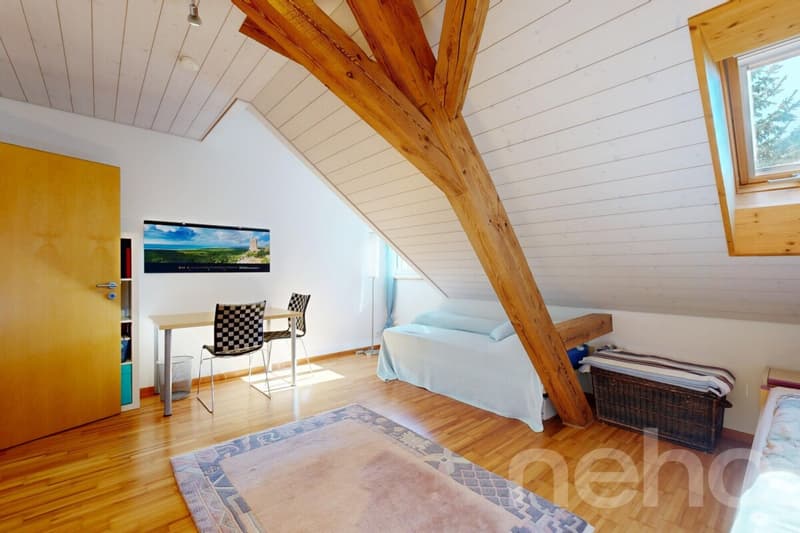 Appartement mansardé charmant et spacieux avec grand balcon (8)