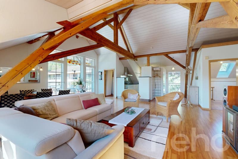 Appartement mansardé charmant et spacieux avec grand balcon (12)