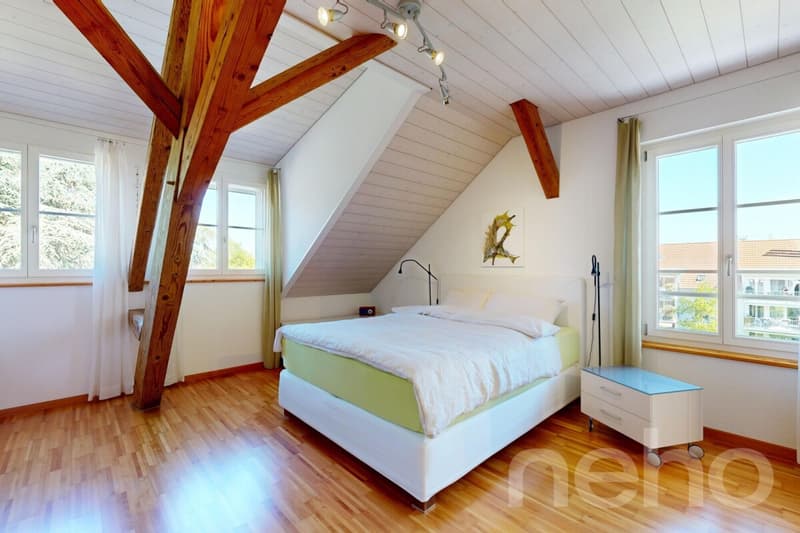 Appartement mansardé charmant et spacieux avec grand balcon (7)