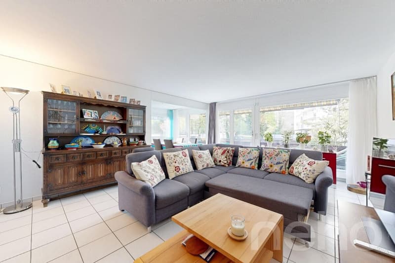 Appartement rénové de 4,5 pièces avec balcon à Nidau (1)