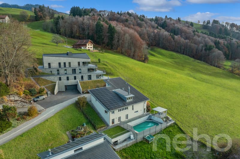Das diskrete Luxus in La Roche: Villa mit Panoramablick (12)
