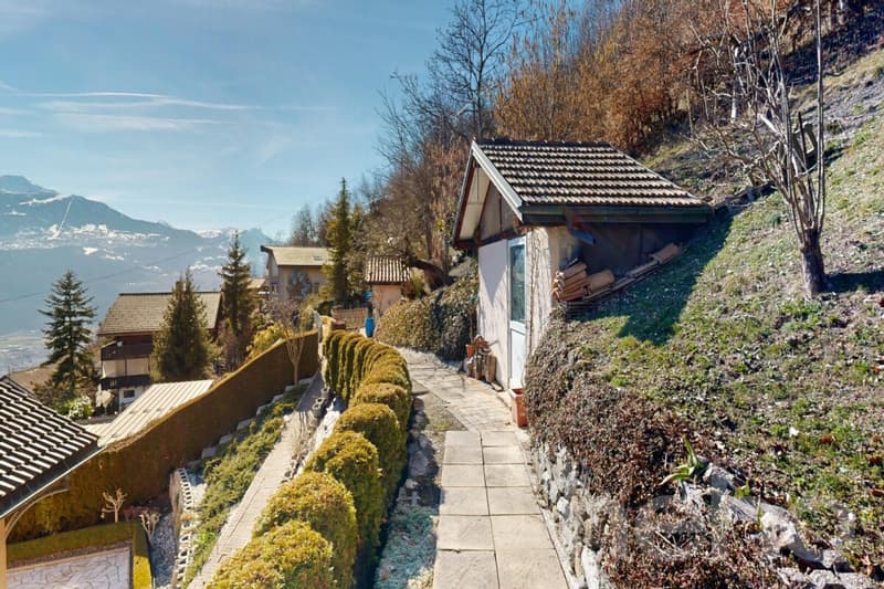 Villa im Einzelbesitz - atemberaubender Blick und unabhängiges Studio in Daillon (12)
