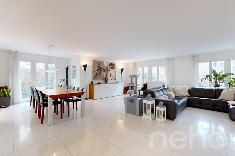 Modern 5.5-room row house with garden in Aristau (4)