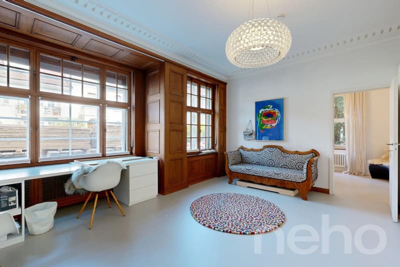 Spacious 6-room apartment with historic charm (in building rights) (8)