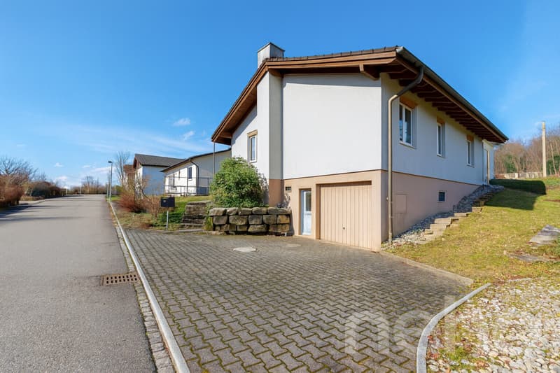 Einfamilienhaus mit grossem Garten, Wintergarten und Teich (1)