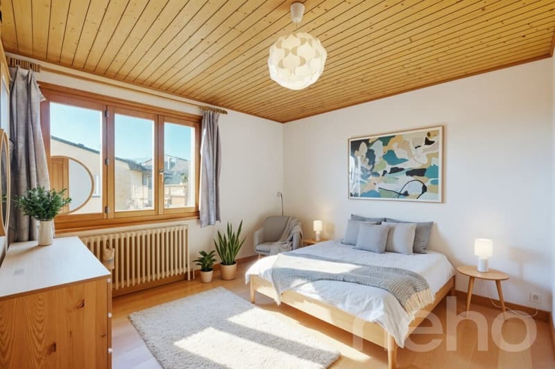 Charming villa with unobstructed views of the Alps and the lake (10)