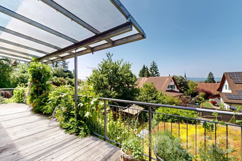 Balkon im Obergeschoss