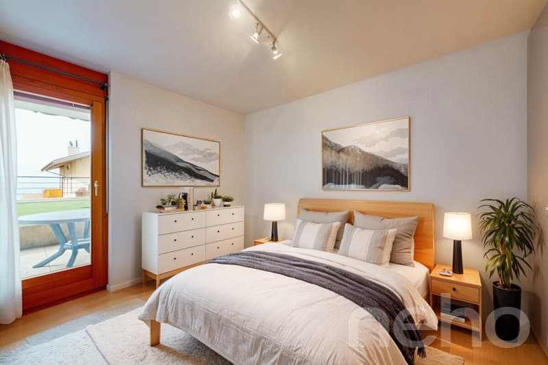 Appartement 2,5 pièces en rez-de-jardin avec piscine intérieure (5)