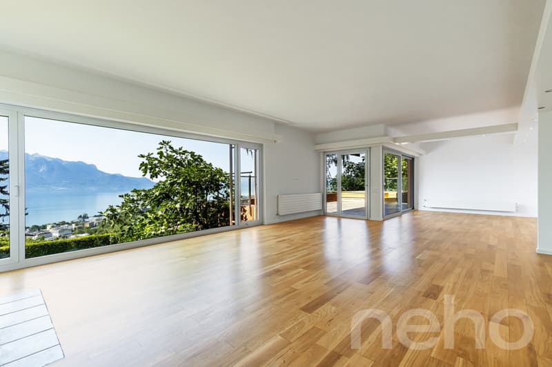 Villa de standing avec vue panoramique à 180 sur le lac Léman (2)