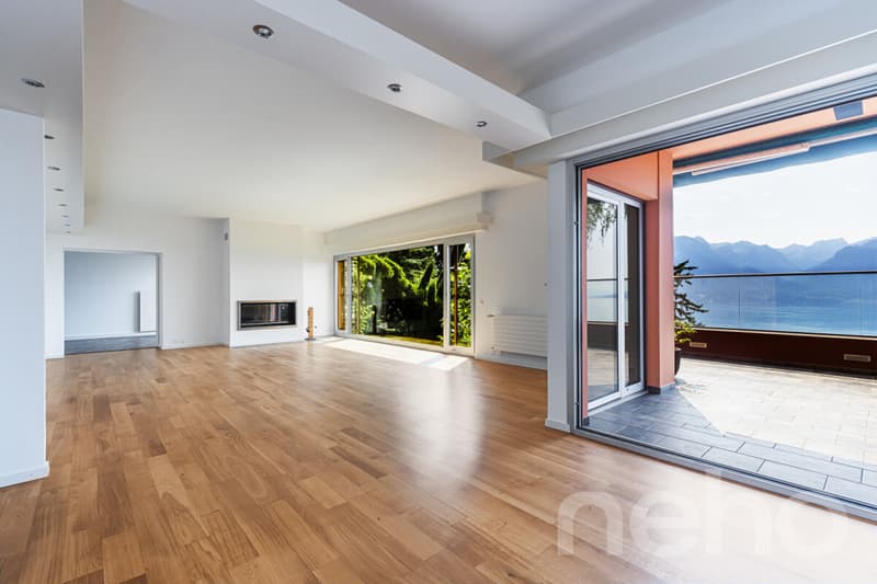 Villa de standing avec vue panoramique à 180 sur le lac Léman (5)
