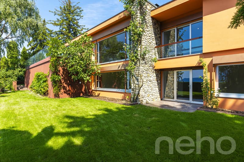 Villa de standing avec vue panoramique à 180 sur le lac Léman (3)