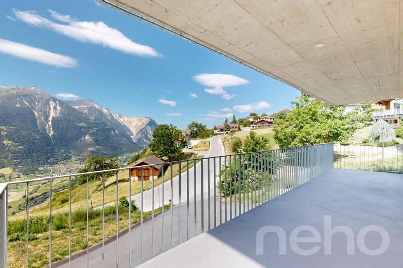 Neubauwohnung mit Bergblick in Erschmatt ? Mietkauf möglich (7)