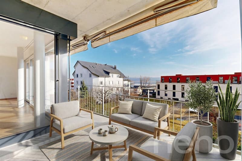 Belle vue sur le lac pour cet appartement lumineux et spacieux ! (3)