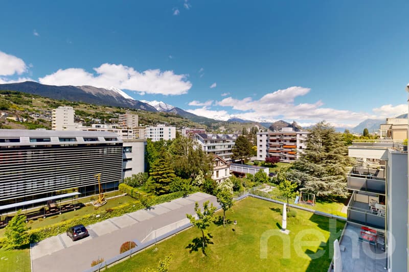 Attique d?exception avec vaste terrasse à Sion (11)