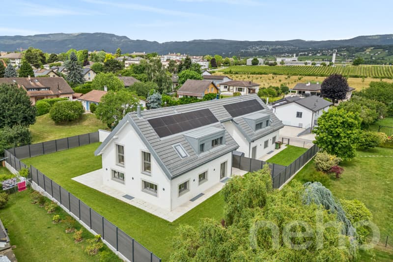 Maison jumelée neuve avec jardin, beaux volumes et finitions soignées (3)