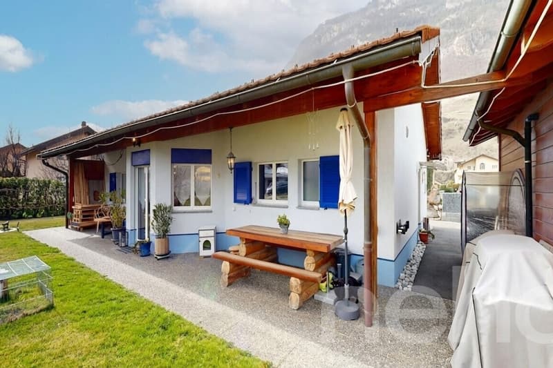 Saillon - Villa familiare, grande giardino e potenziale di ampliamento (11)
