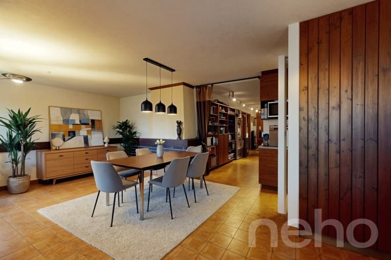 Superbe 4,5 pièces avec jardin, vue montagne et garage (8)