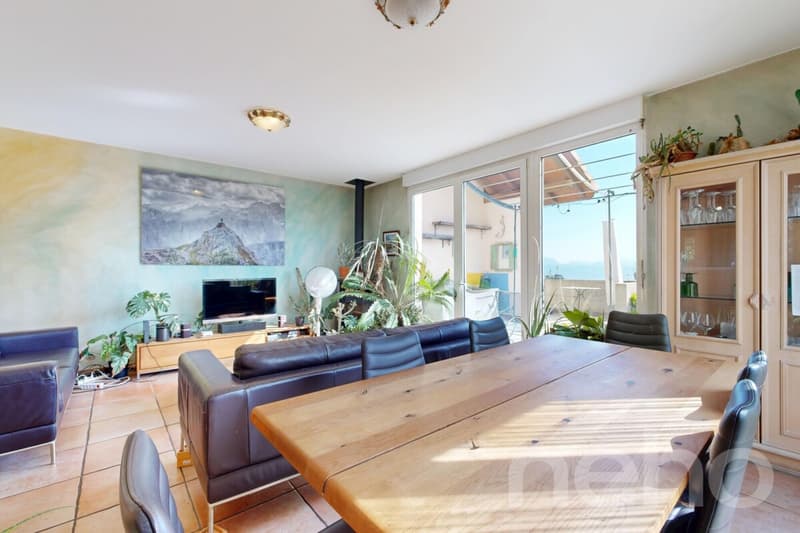Charmante maison jumelle avec vue imprenable sur le Léman (4)