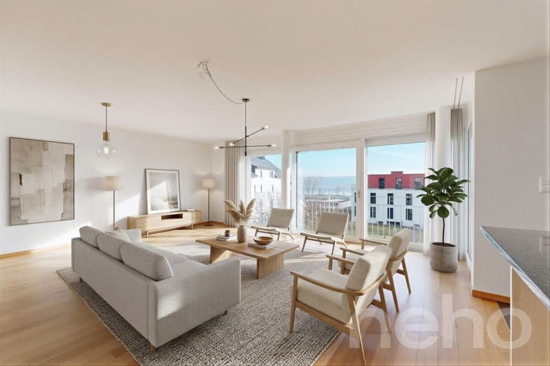 Appartement rénové avec vue sur le lac! (3)