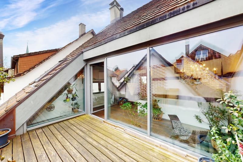 Einzigartiges Bijou mit modernem Wohnkomfort und grosser Terrasse (4)