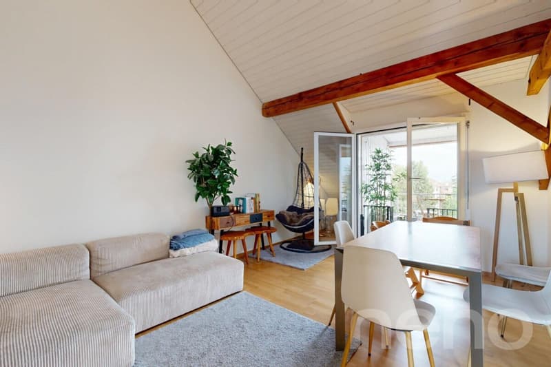 Charming 3.5-room attic apartment with balcony in a quiet location in Basel (2)