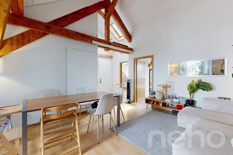 Charming 3.5-room attic apartment with balcony in a quiet location in Basel (1)