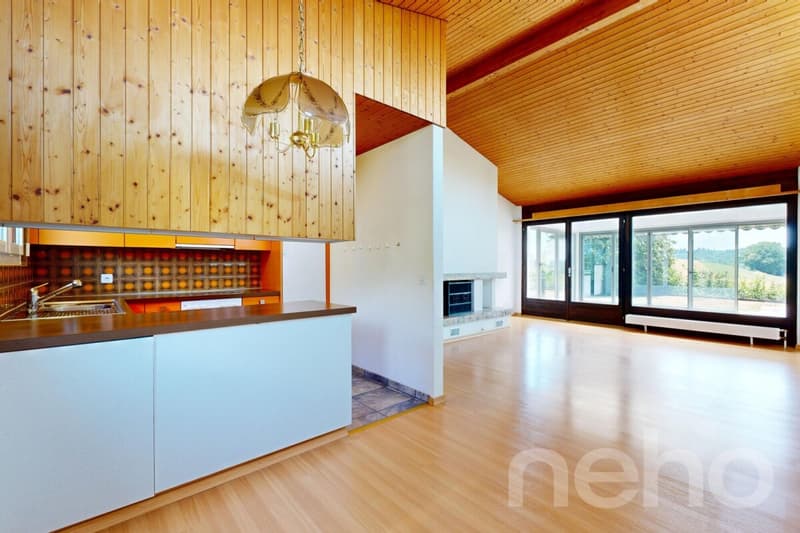 Living on the edge of the field - 5.5 room house in quiet Oberbipp (7)