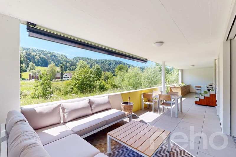 Moderne 4.5 Zimmer Wohnung mit Aussicht ins Grüne (1)