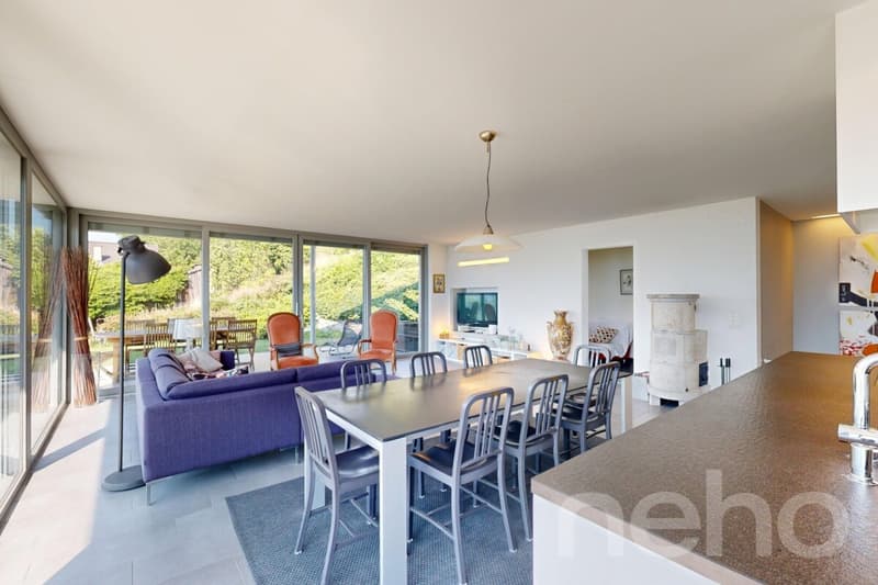 Spacious contemporary villa with panoramic views in the heart of Valais (5)