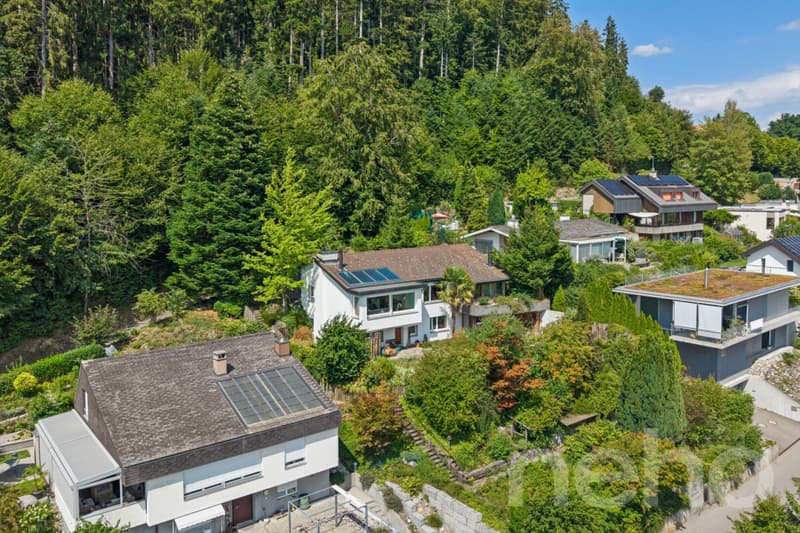 Living on a south-facing slope with mountain views and building land reserve (2)