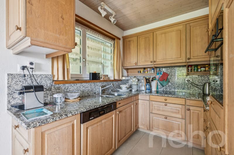 Living on a south-facing slope with mountain views and building land reserve (5)